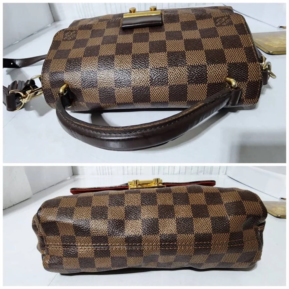 Authentic Louis Vuitton Croisette Damier Ebene Crossbody/ Satchel Bag